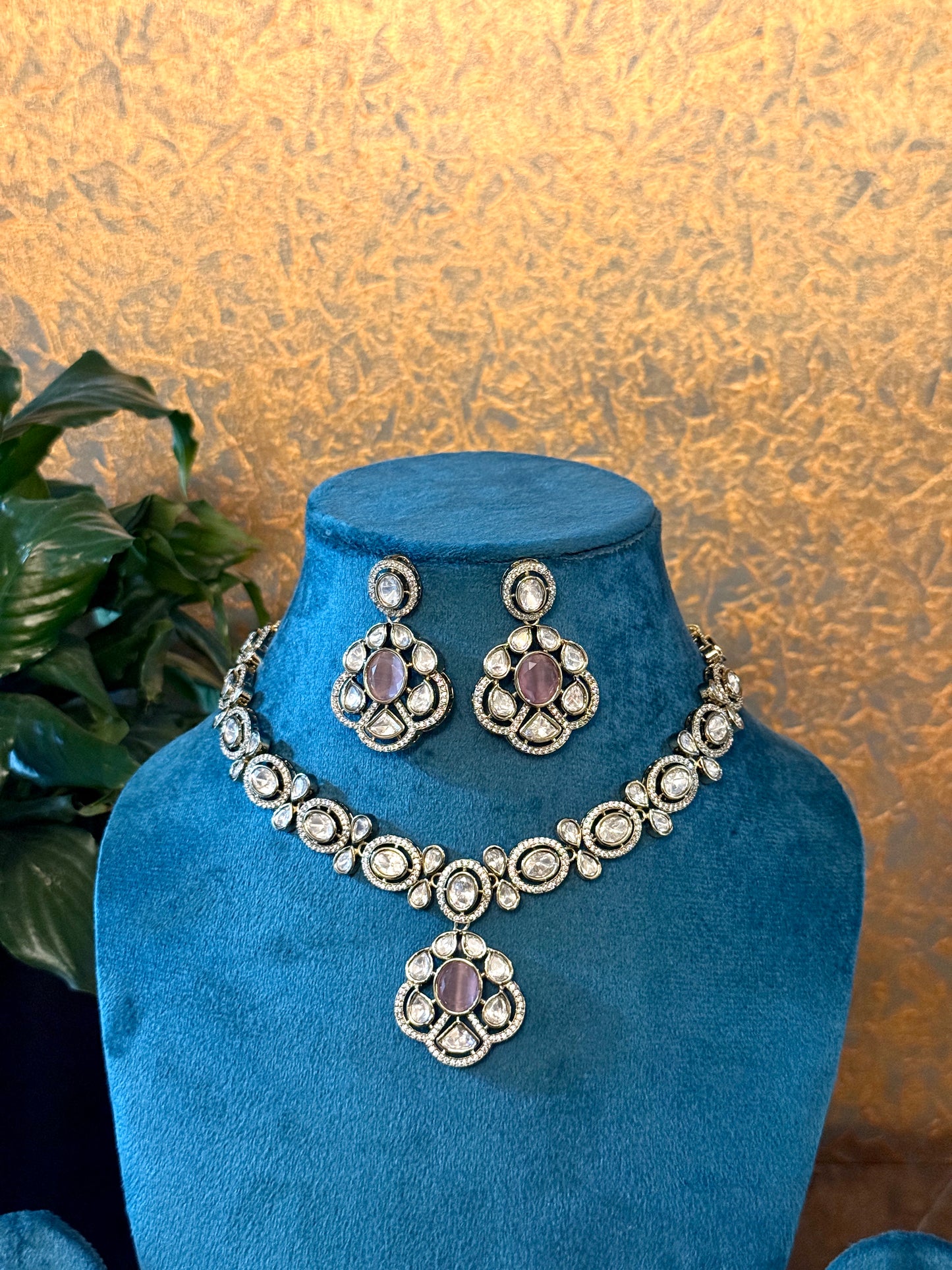 Blush Aurelia Moissanite Set