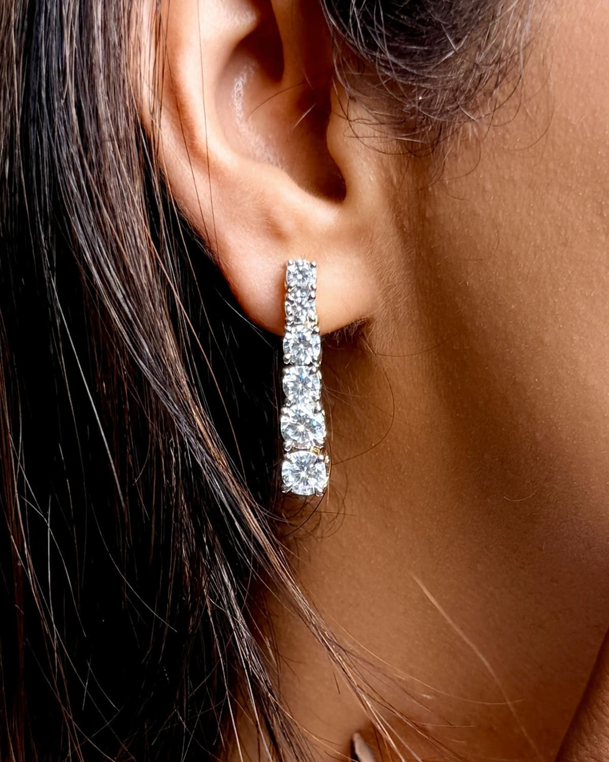 Celeste Solitaire Tennis Necklace