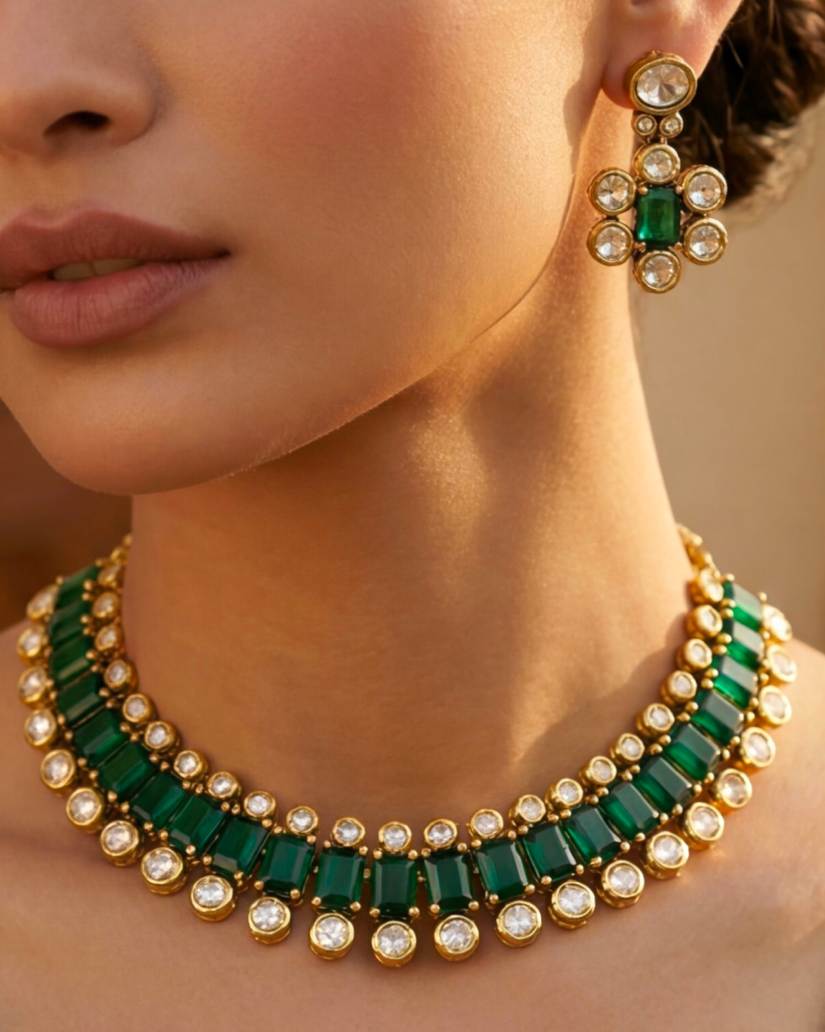 Zyana Dual Tone Necklace