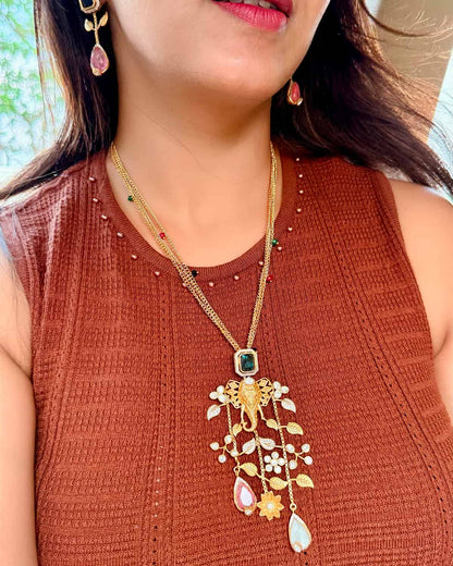 Gajah Heritage Elephant Pendant Set