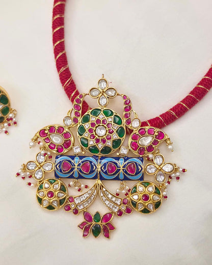 Gulrang Jadau Necklace