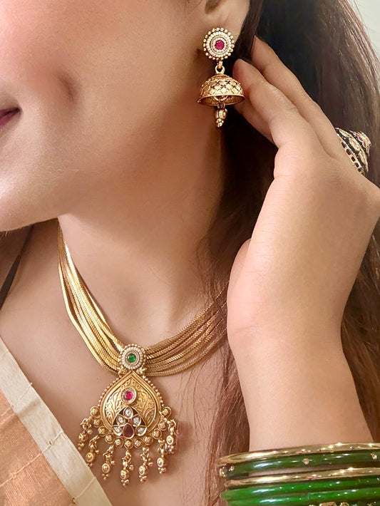 Temple Leaf Drop Set