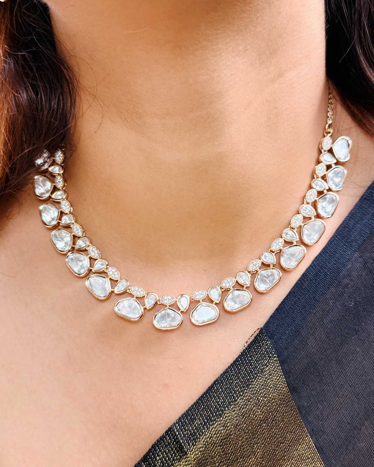 Mahira Triple Layer Polki Stack
