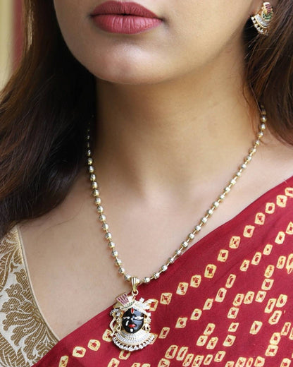 Khatu Shyam Pendant Set