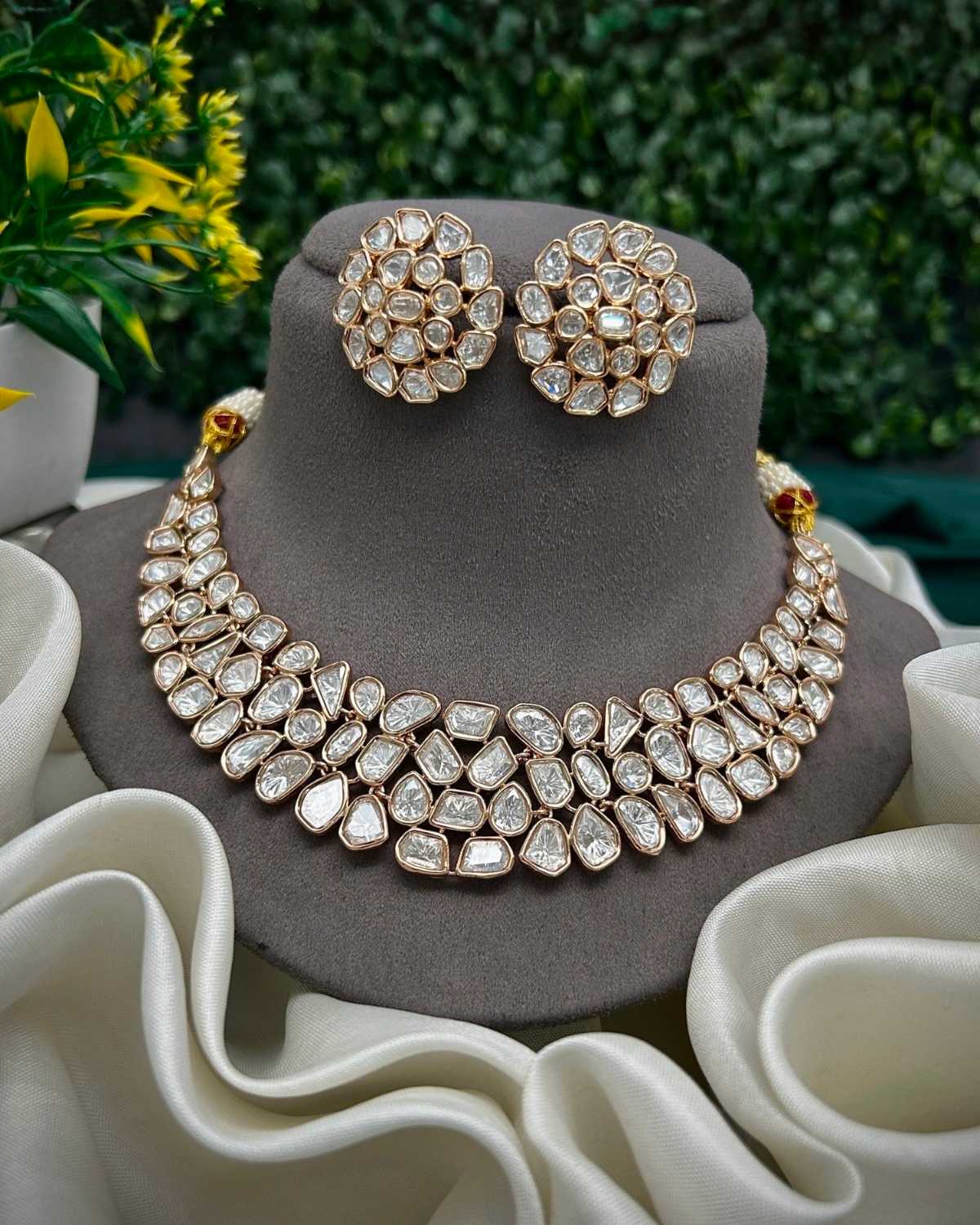 Mahira Triple Layer Polki Stack