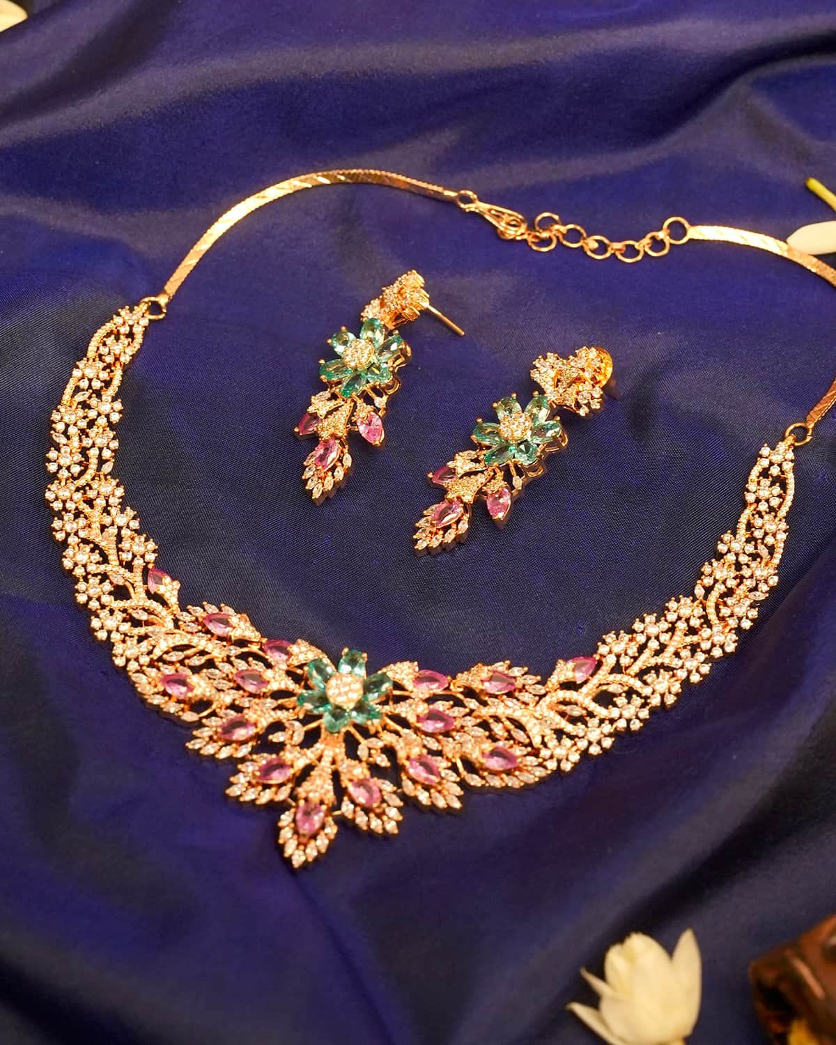 Mira Botanical Crest Necklace
