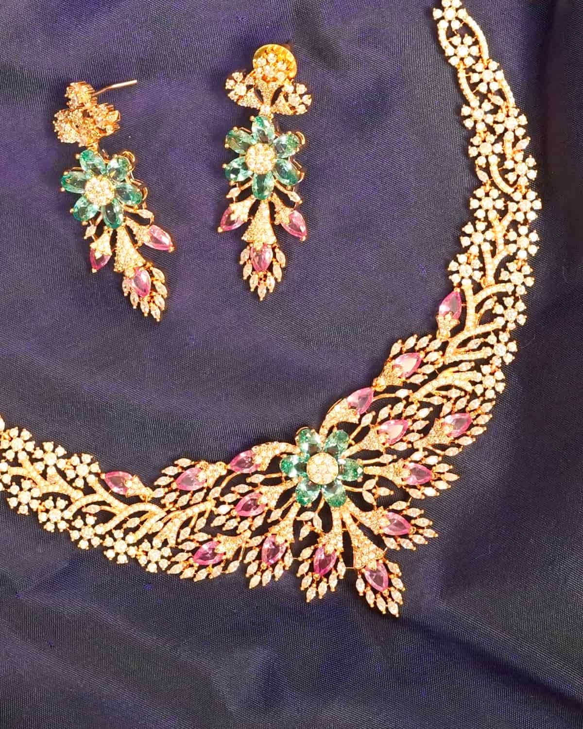 Mira Botanical Crest Necklace