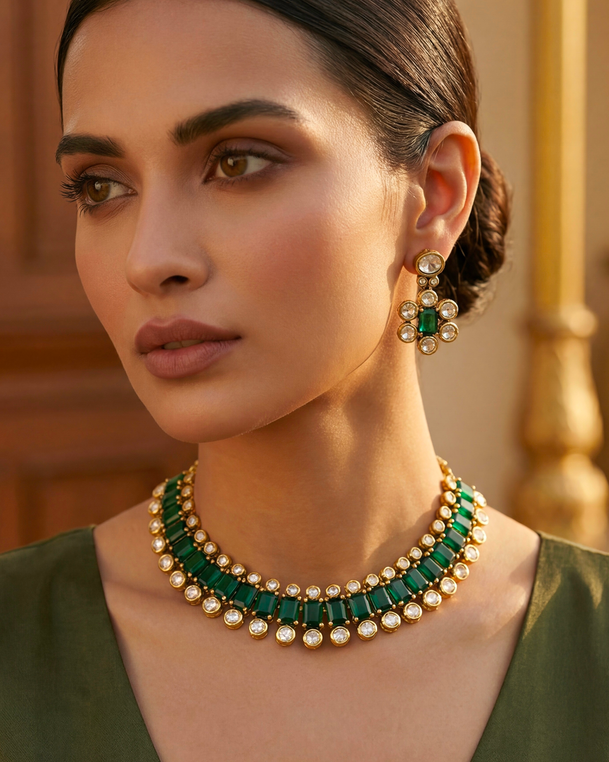 Zyana Dual Tone Necklace