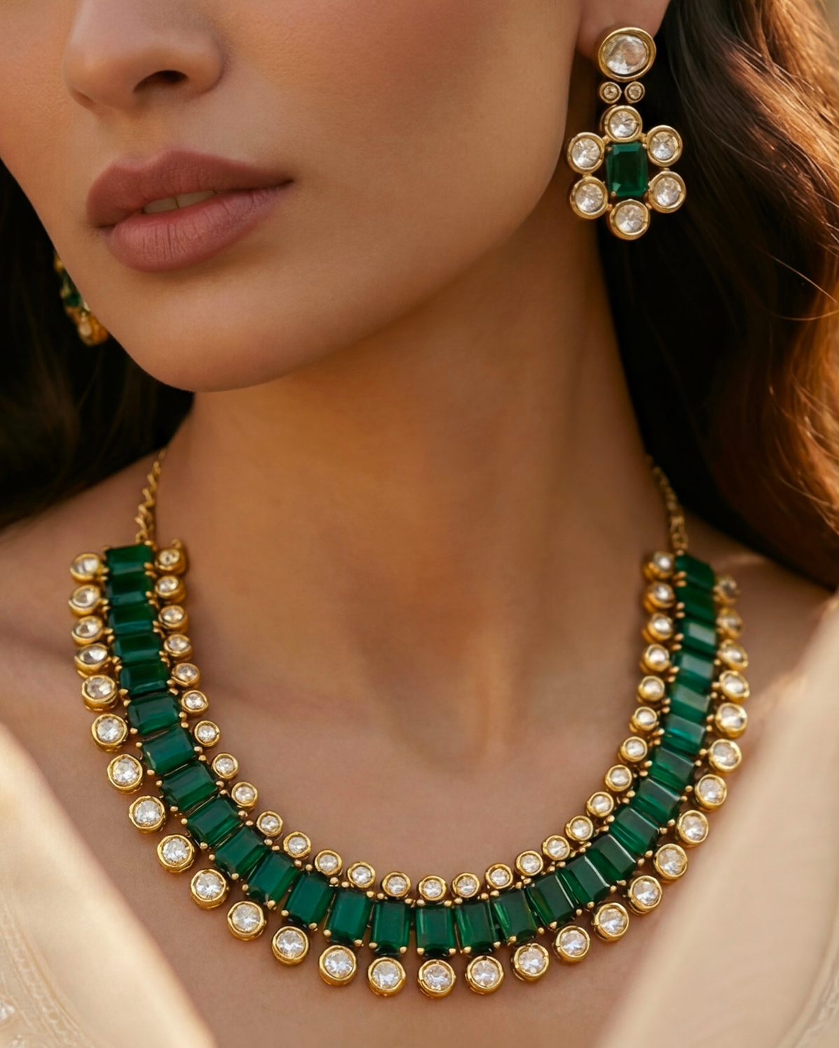 Zyana Dual Tone Necklace
