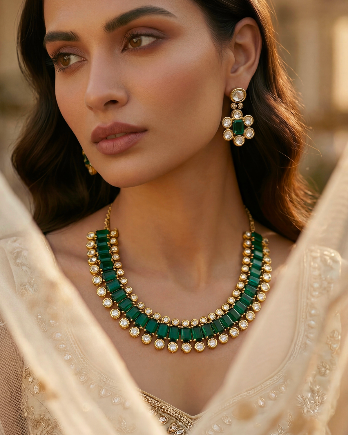 Zyana Dual Tone Necklace