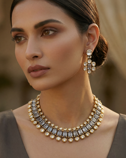 Zyana Dual Tone Necklace