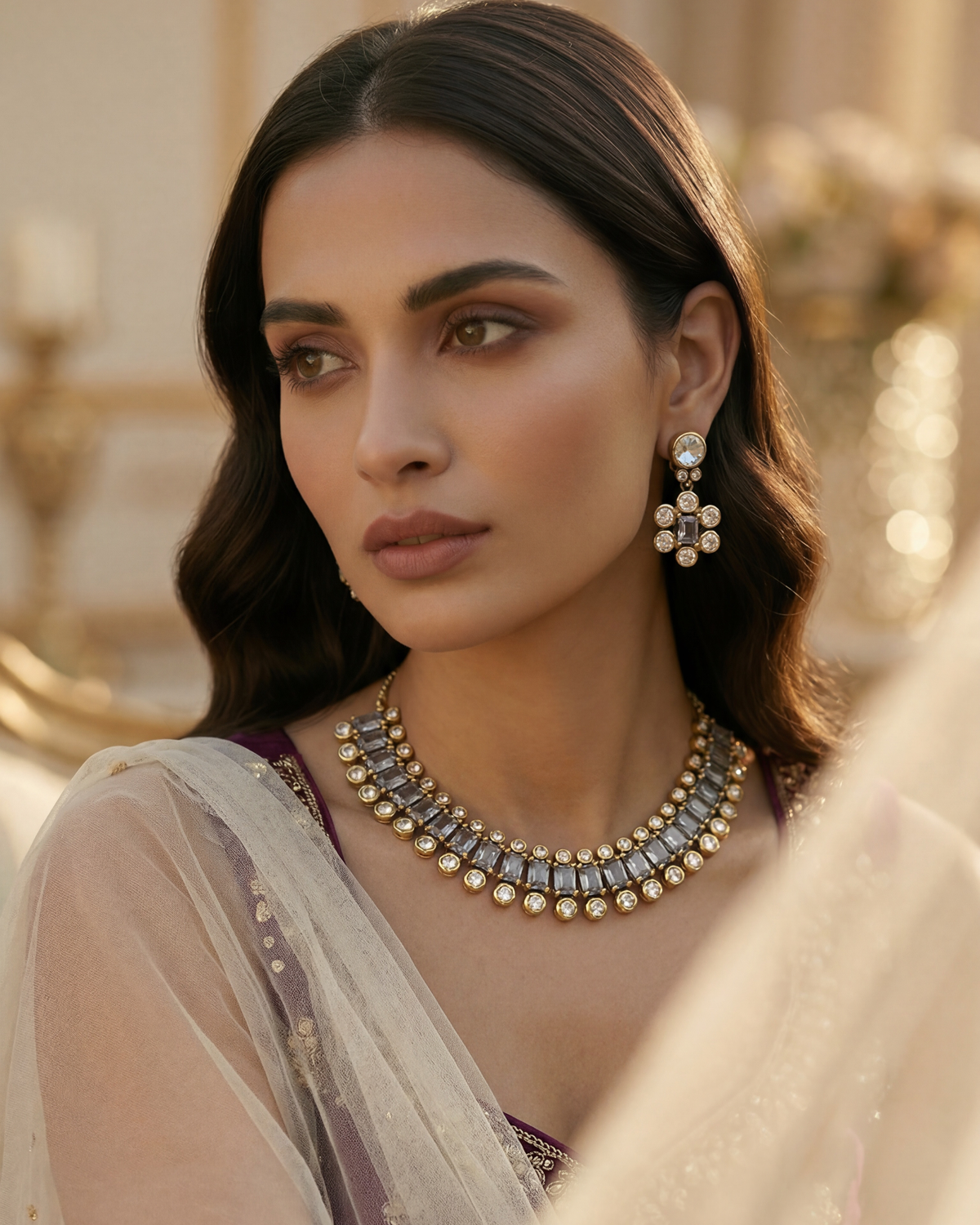 Zyana Dual Tone Necklace