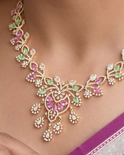 Nyra Empress Chandelier Necklace