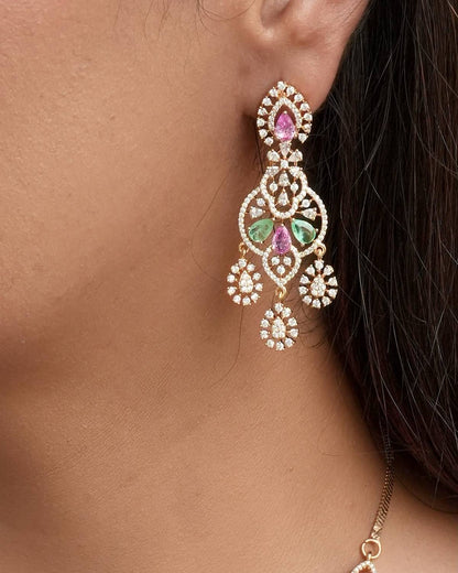 Nyra Empress Chandelier Necklace