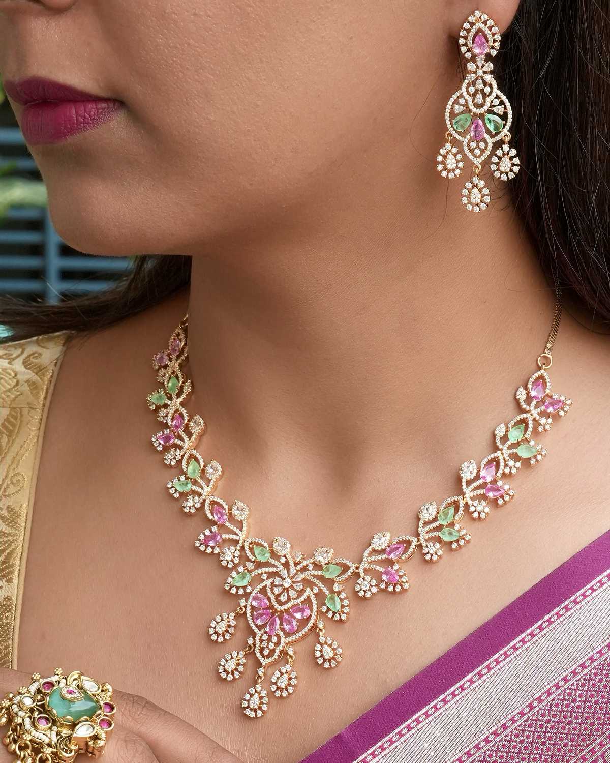Nyra Empress Chandelier Necklace