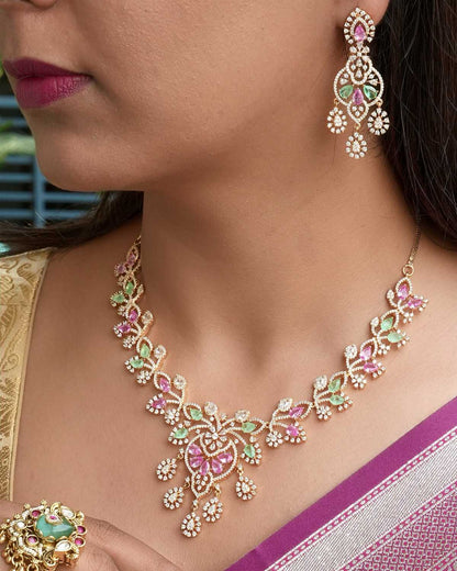 Nyra Empress Chandelier Necklace