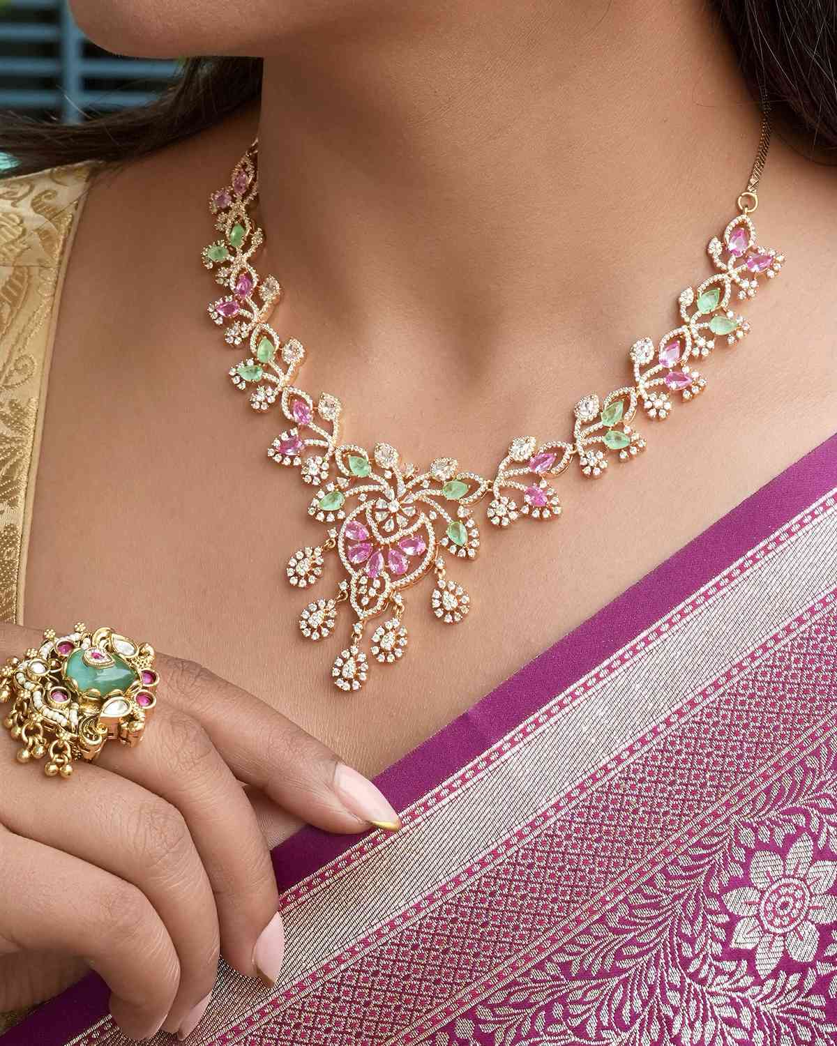 Nyra Empress Chandelier Necklace