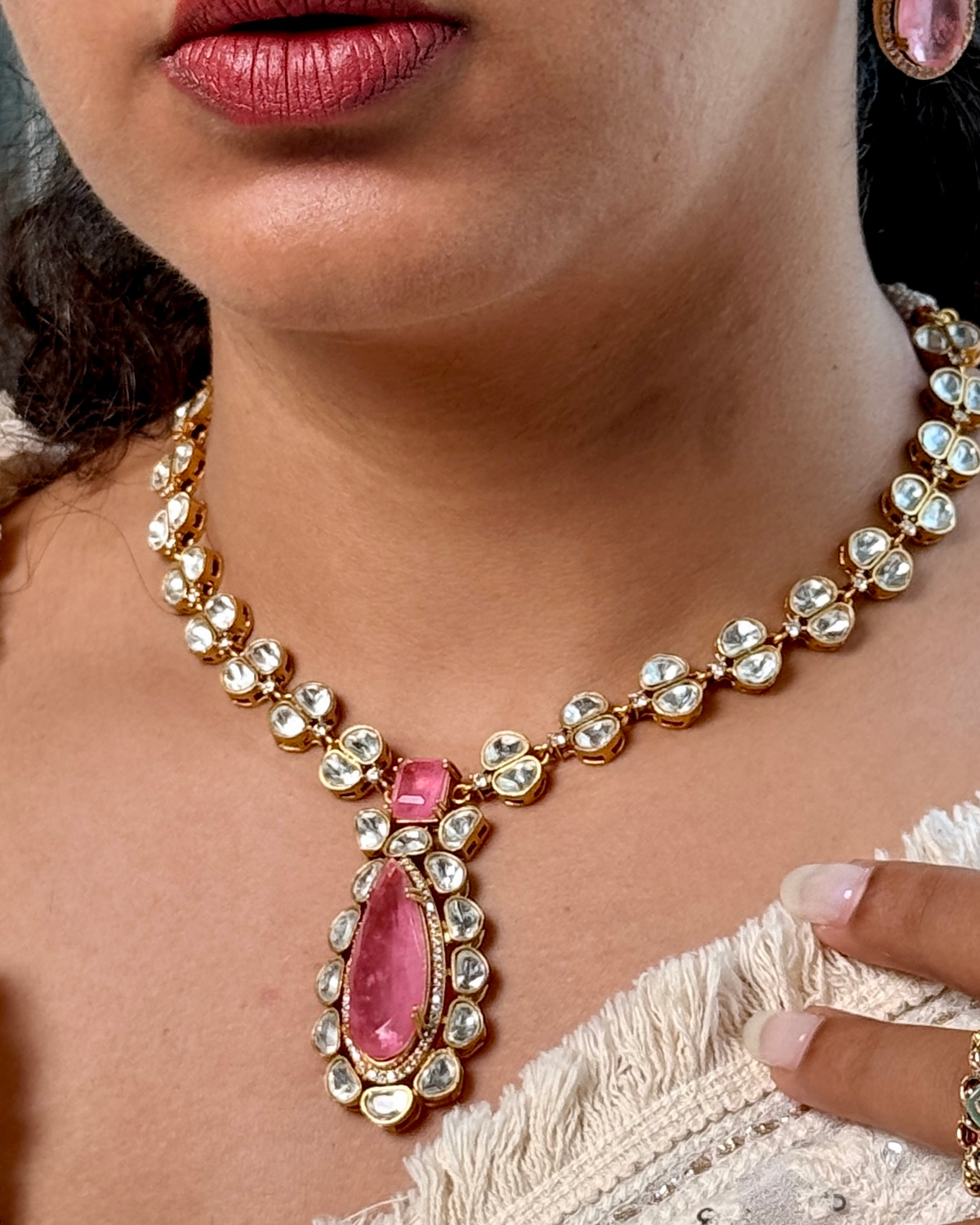 Aria Uncut Polki Necklace