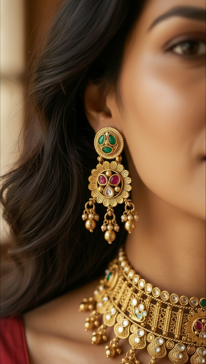 Svarn Rangrez Choker Set