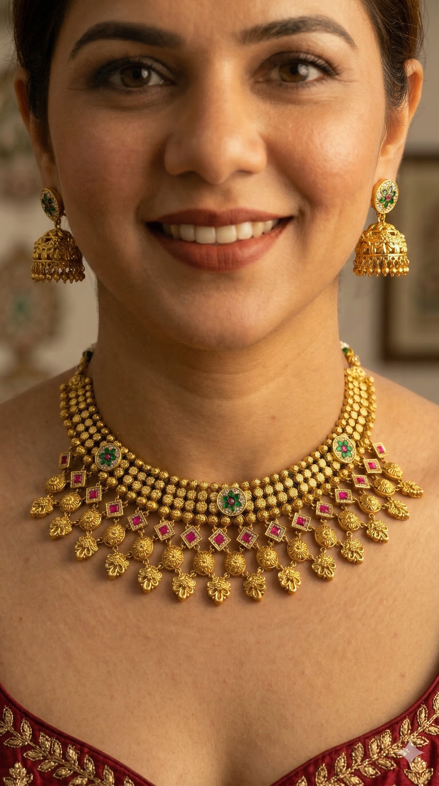 Svarn Phoolkali Necklace Set