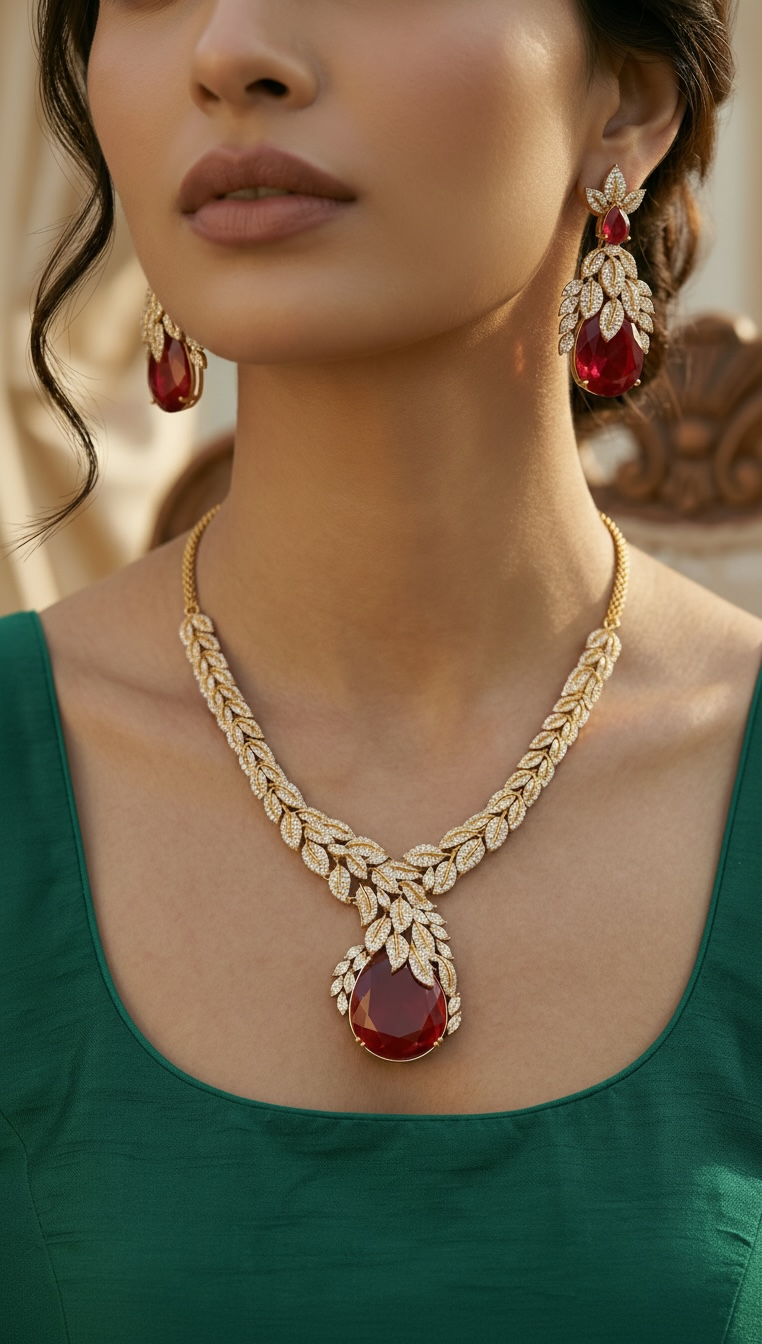 Ahira Leaf Necklace