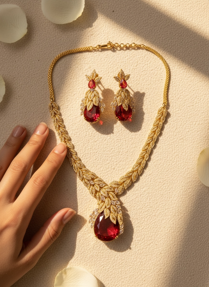 Ahira Leaf Necklace