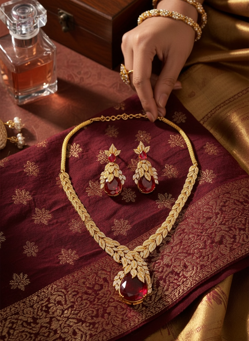 Ahira Leaf Necklace