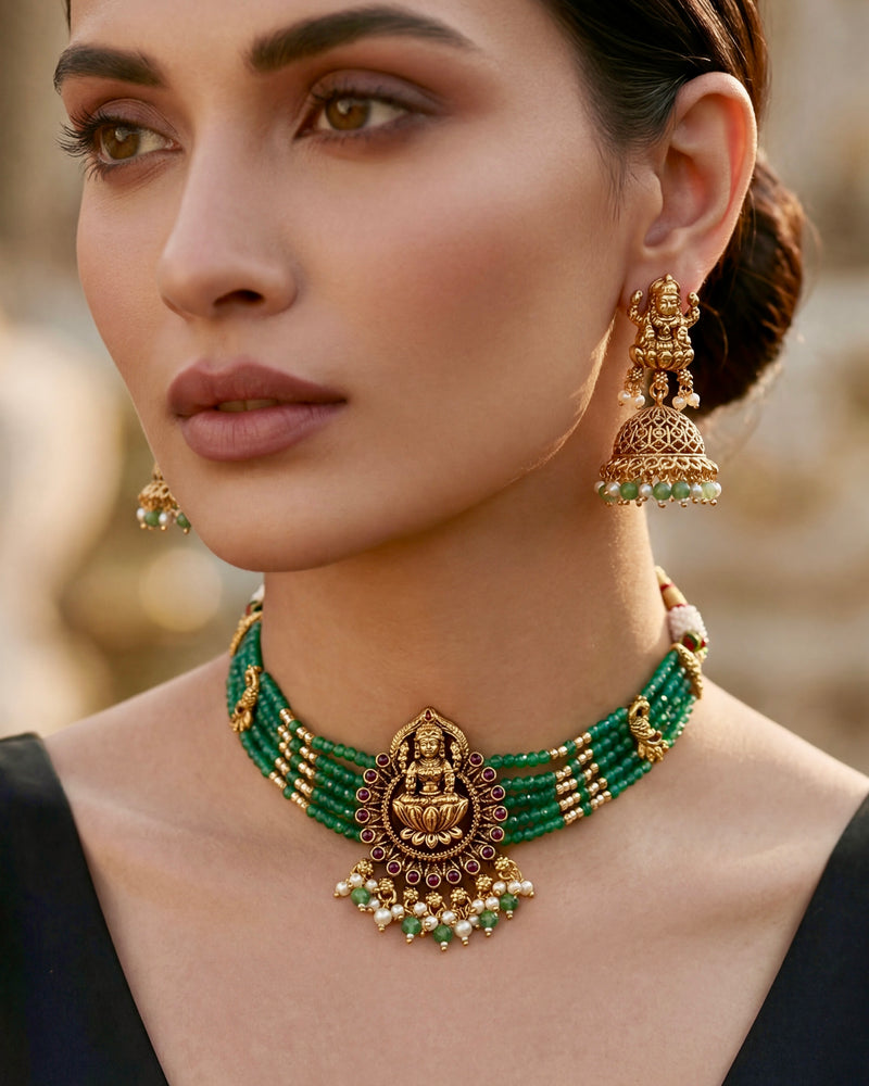 Lakshmi Temple Heritage Choker Set