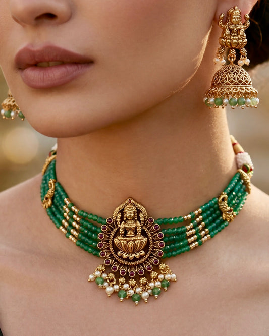 Lakshmi Temple Heritage Choker Set