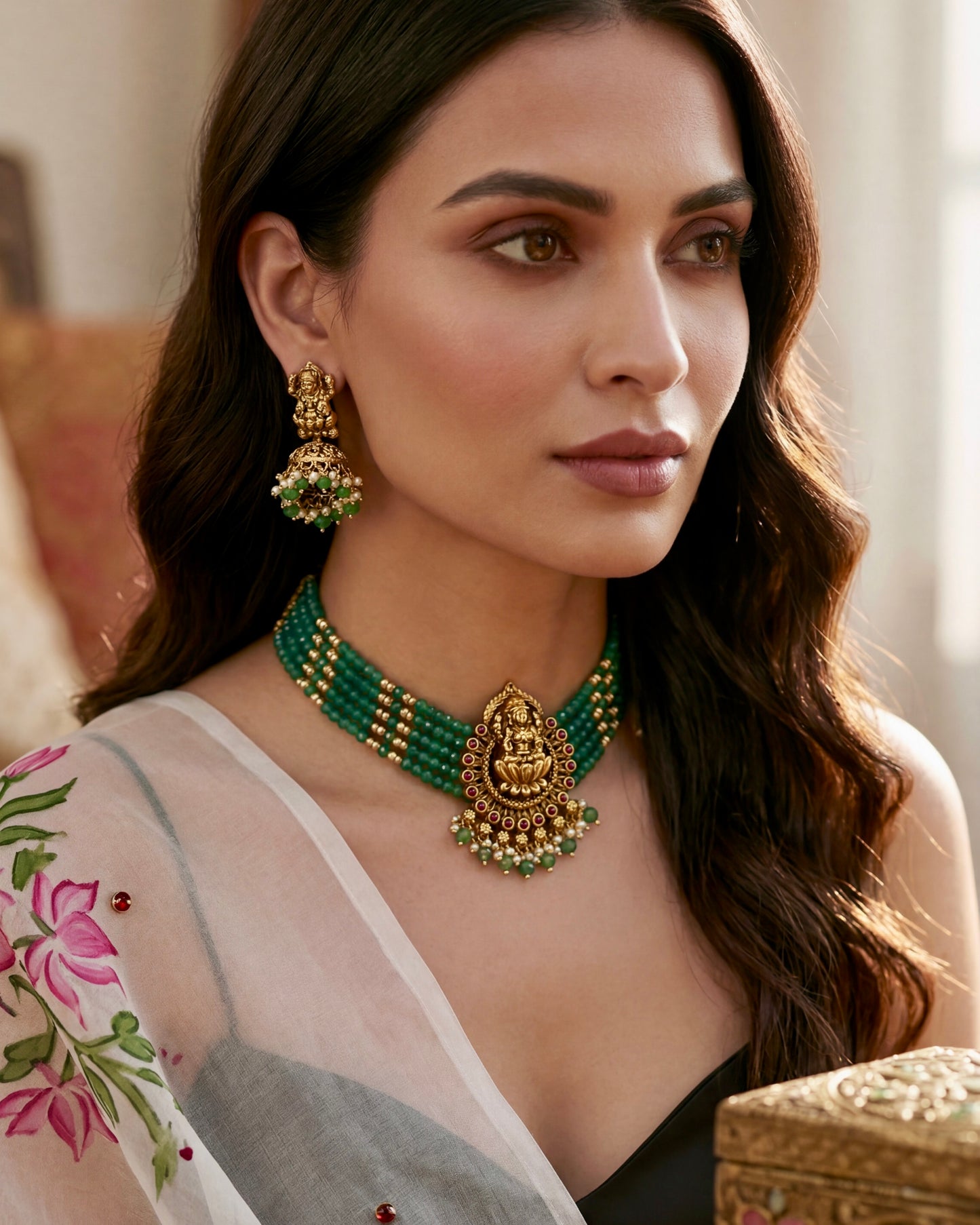 Lakshmi Temple Heritage Choker Set