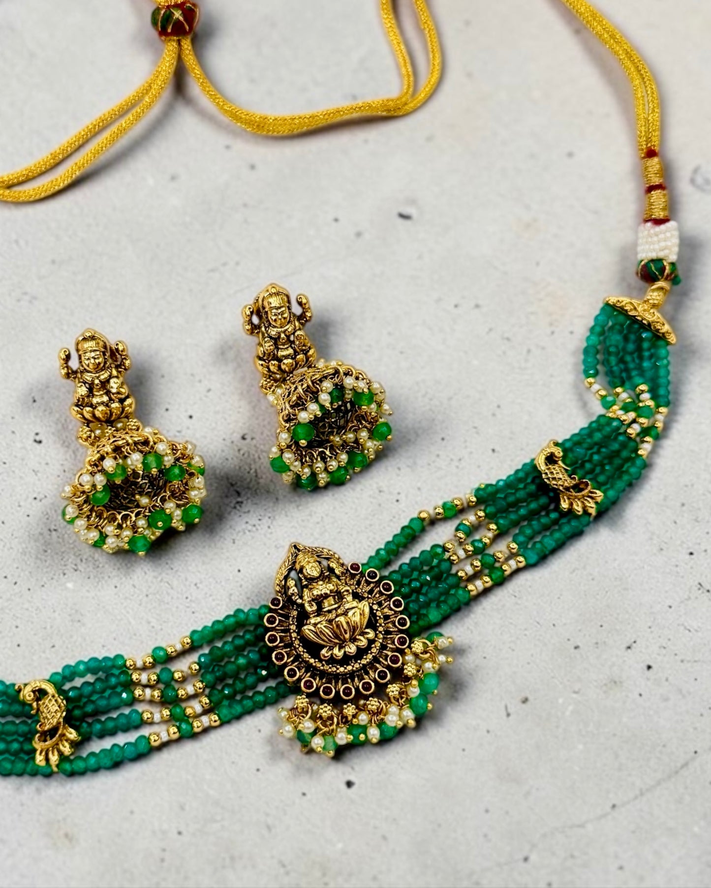 Lakshmi Temple Heritage Choker Set