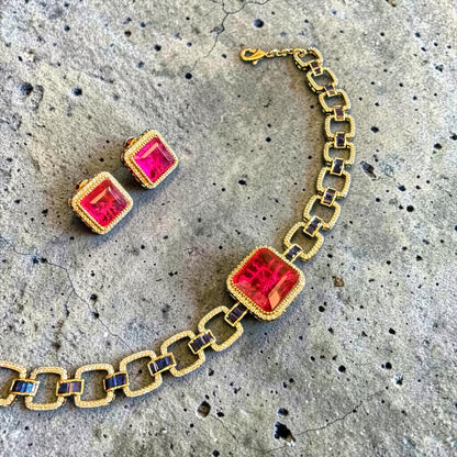 Alina Ruby Link Choker