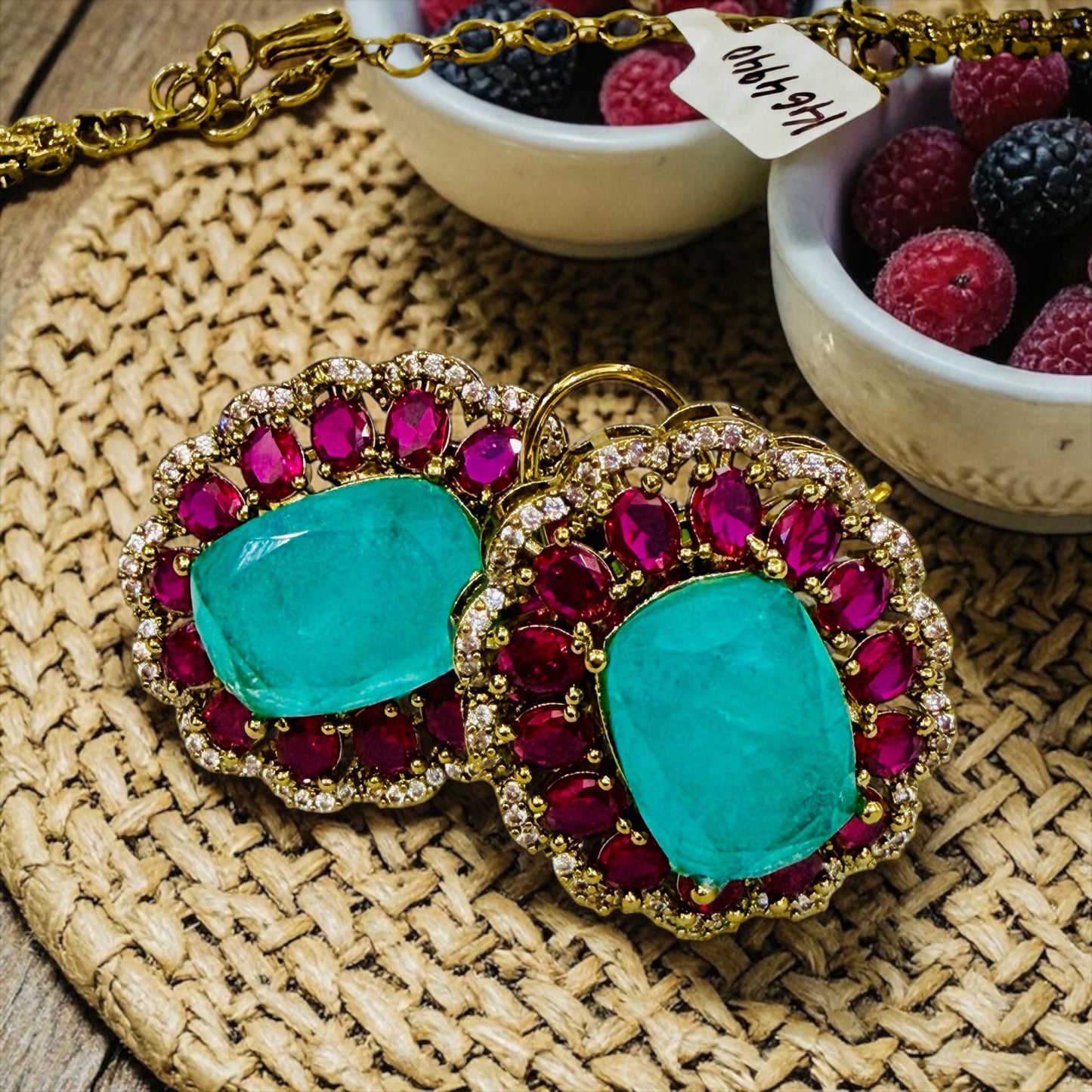 Ameera Emerald Regal Choker Set
