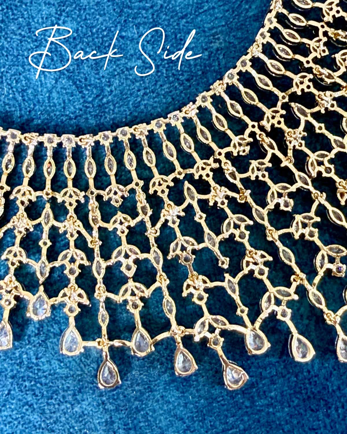 Reyna Diamond Waterfall Necklace