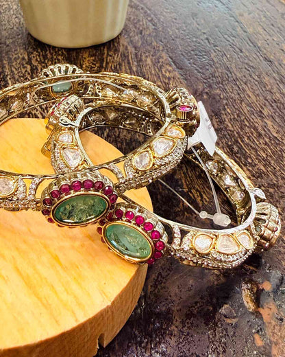Rhea Moissanite Bangles