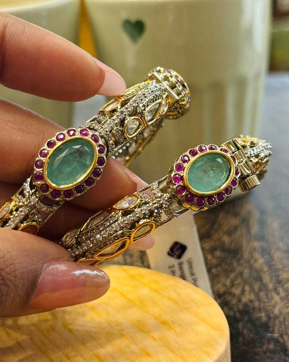 Rhea Moissanite Bangles
