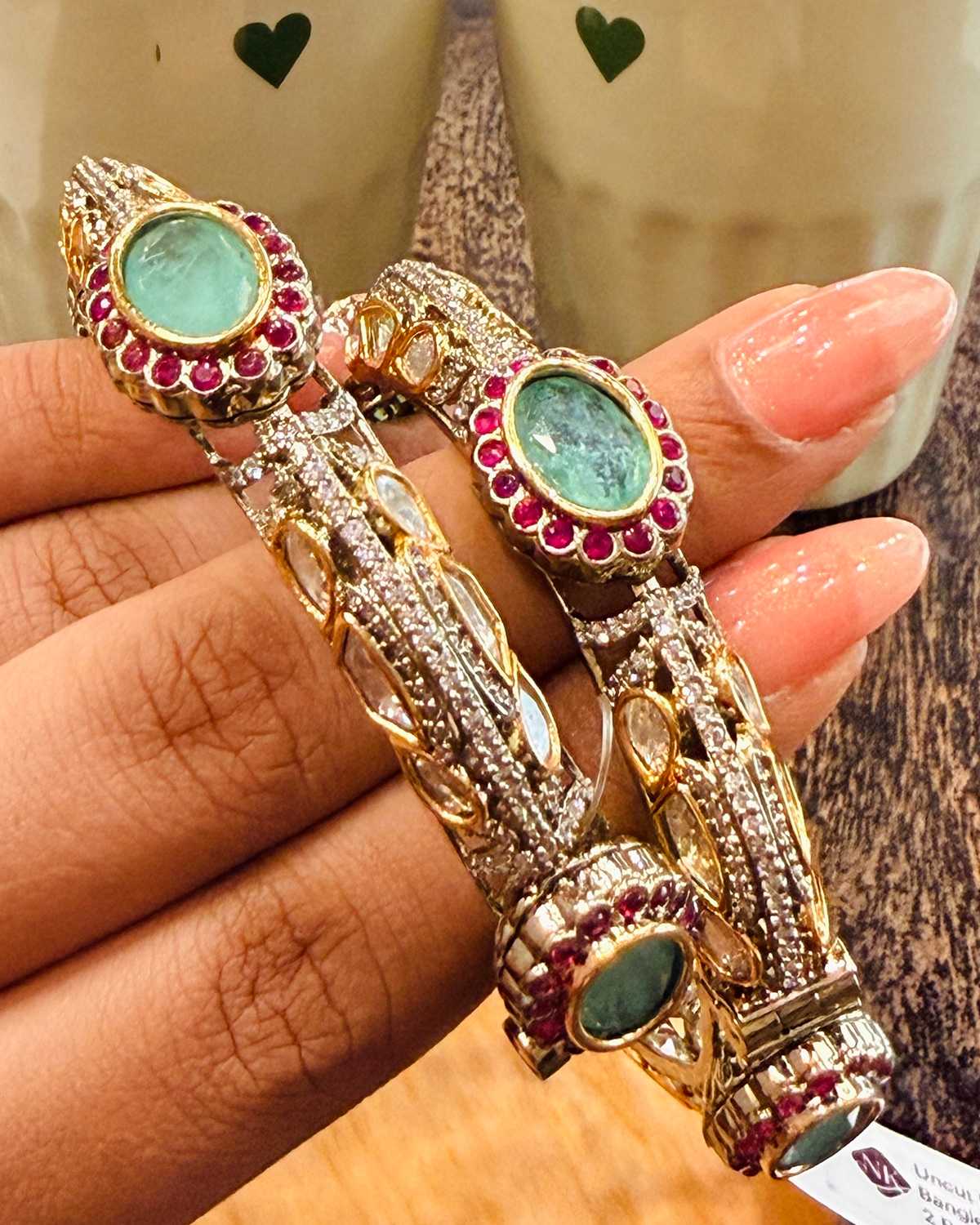 Rhea Moissanite Bangles