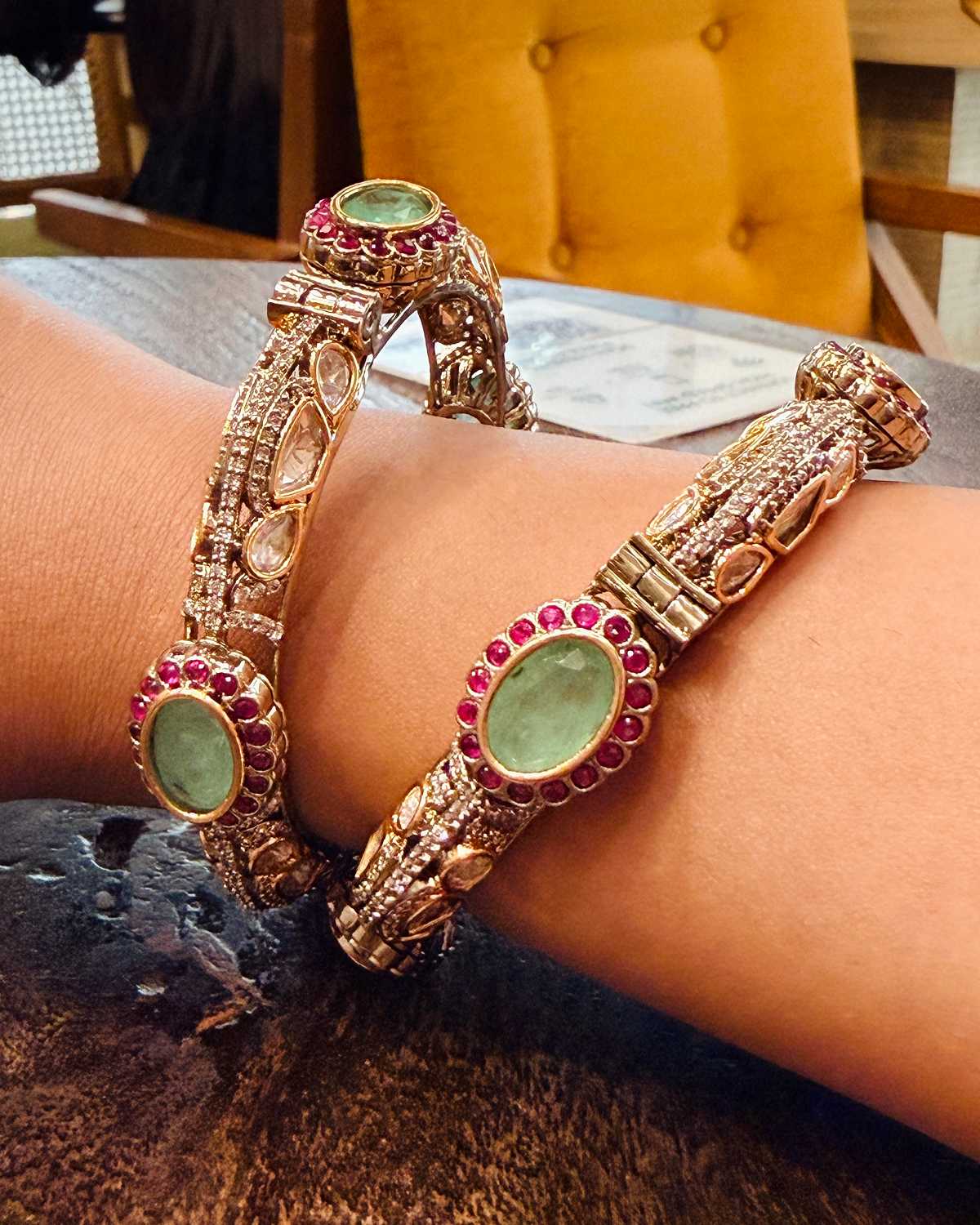 Rhea Moissanite Bangles