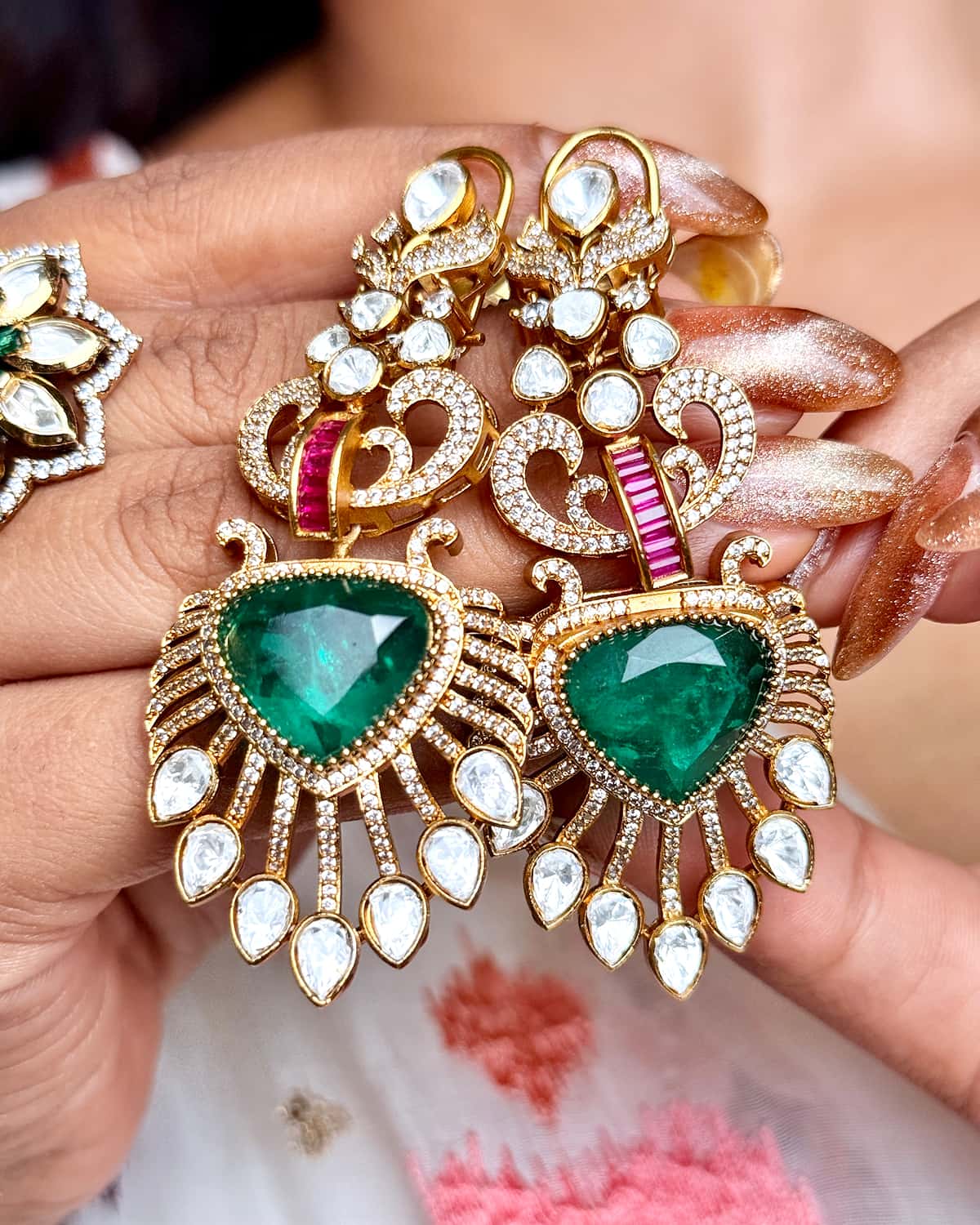 Riva Emerald Statement Necklace