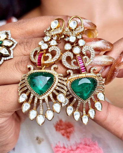 Riva Emerald Statement Necklace