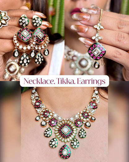 Roohi Meenakari Bridal Necklace