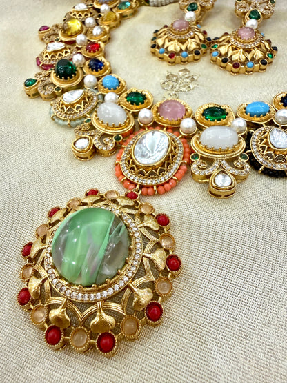 Royale Jashn Navratna Necklace
