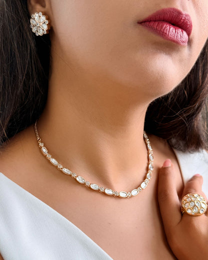 Sitara Single-Layer Polki Necklace
