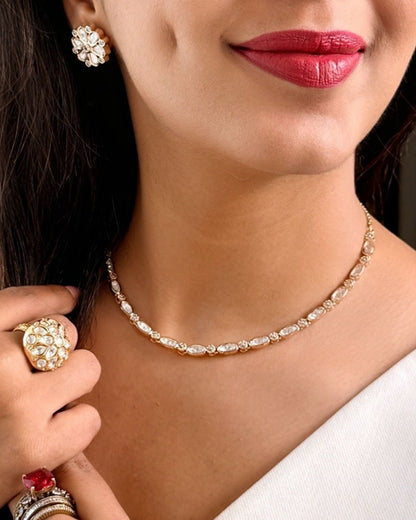 Sitara Single-Layer Polki Necklace