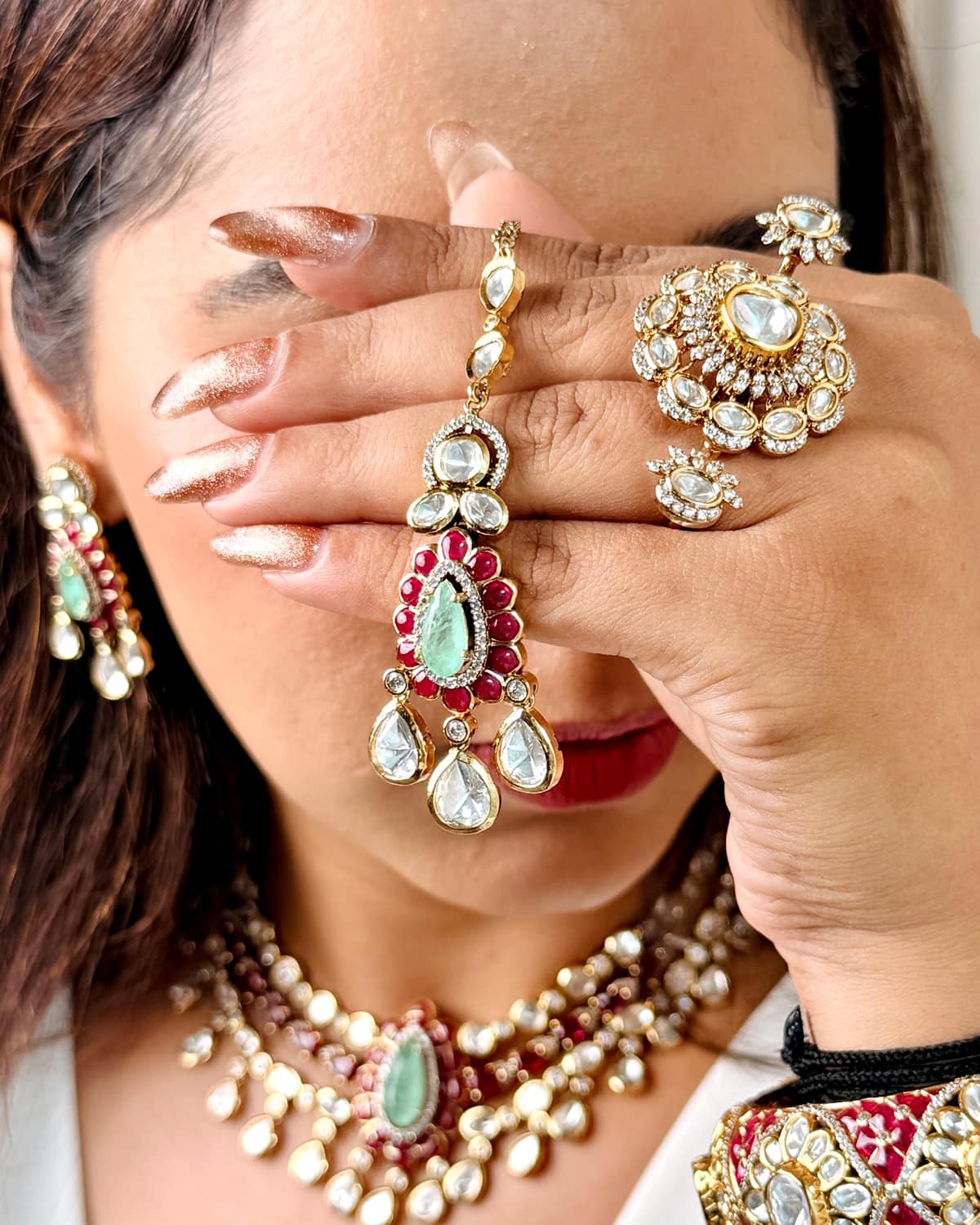 Tarini Royal Moissanite Necklace