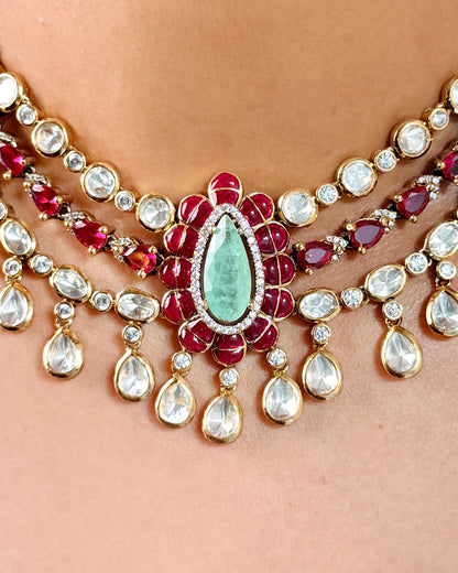 Tarini Royal Moissanite Necklace