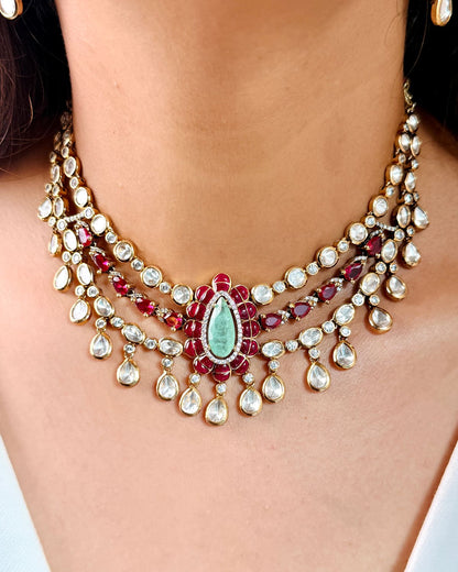 Tarini Royal Moissanite Necklace
