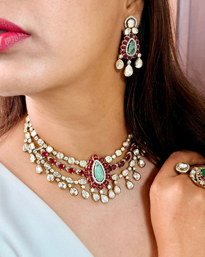 Tarini Royal Moissanite Necklace