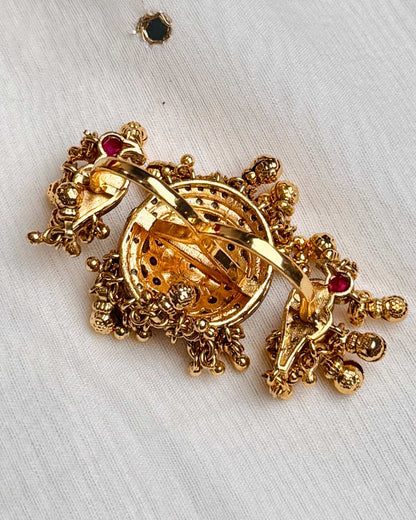 The Mayura Heritage Double Finger Ring