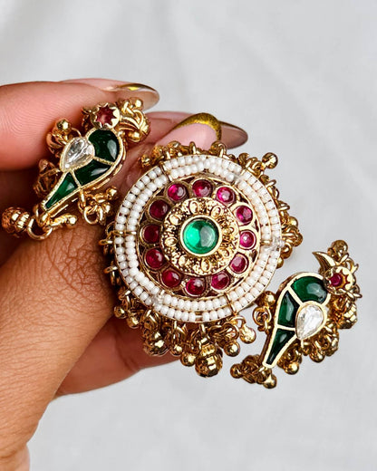 The Mayura Heritage Double Finger Ring
